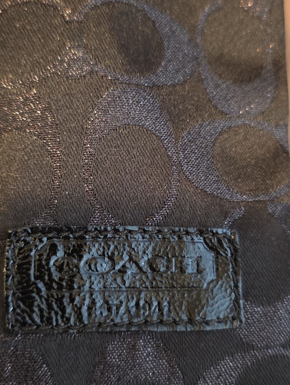 Coach Signature Drawstring Dust Pouch - Picture 2 of 6